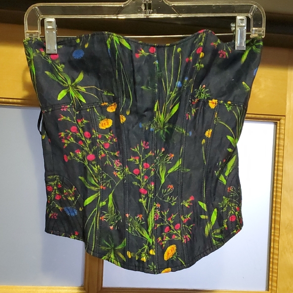 Marissa Webb Navy Floral Top
